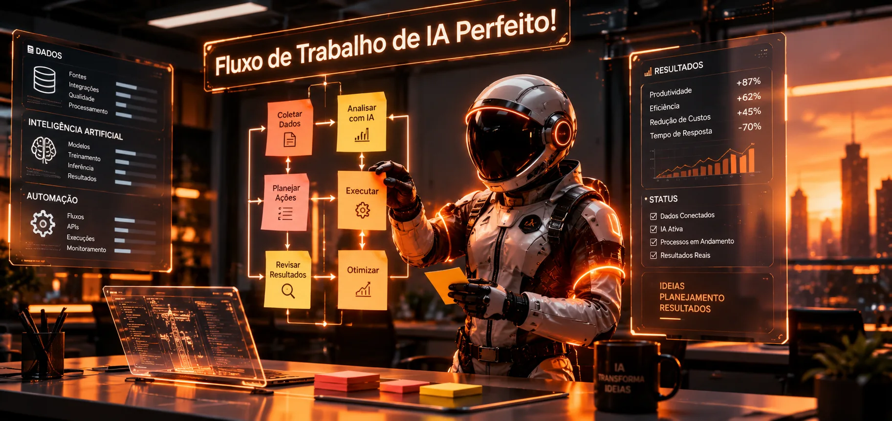 Fluxo de automação sob medida