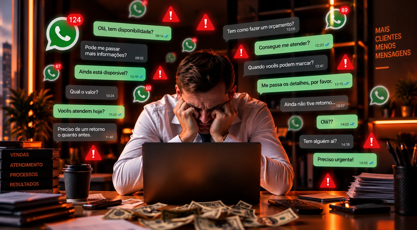 Atendimento automatizado no WhatsApp